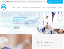 Tablet Screenshot of diabetologiaynutricion.com